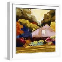 Out Back-Lou Wall-Framed Giclee Print