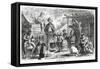 "Out-Door Life", Illustration for a Feature Story, 'A Community of Outcasts', from 'Appleton's…-null-Framed Stretched Canvas