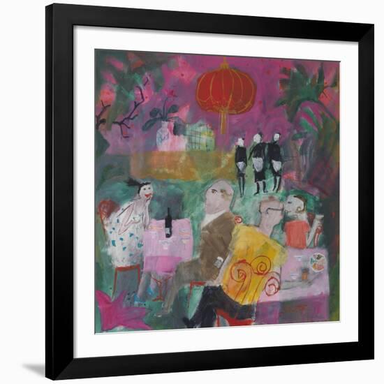 Out for a Chinese, 2011-Susan Bower-Framed Giclee Print