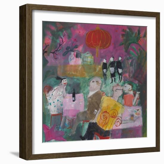 Out for a Chinese, 2011-Susan Bower-Framed Giclee Print