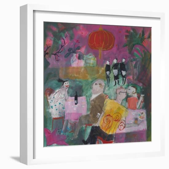 Out for a Chinese, 2011-Susan Bower-Framed Giclee Print