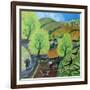 Out for a stroll, 2016-Lisa Graa Jensen-Framed Giclee Print