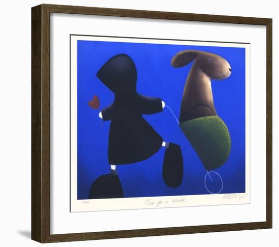 Out for a Walk-Mackenzie Thorpe-Framed Collectable Print