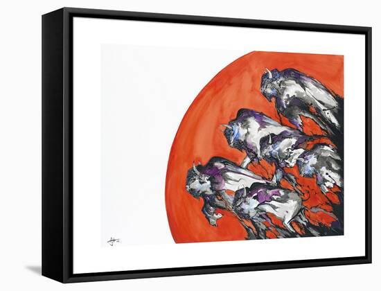 Out of a Rising Sun-Marc Allante-Framed Stretched Canvas