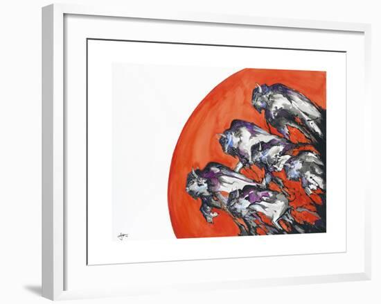 Out of a Rising Sun-Marc Allante-Framed Giclee Print