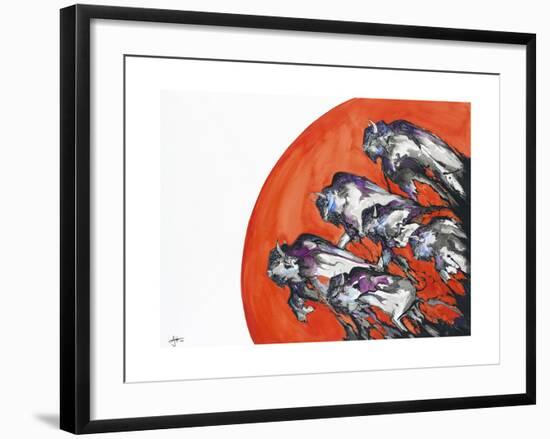 Out of a Rising Sun-Marc Allante-Framed Giclee Print