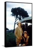 Out of Africa by Sydney Pollack with Meryl Streep and Robert Redford, 1985 (photo)-null-Framed Stretched Canvas