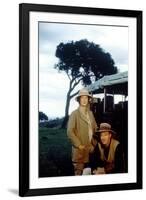 Out of Africa by Sydney Pollack with Meryl Streep and Robert Redford, 1985 (photo)-null-Framed Photo