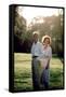 Out of Africa by Sydney Pollack with Robert Redford and Meryl Streep, 1985 (photo)-null-Framed Stretched Canvas