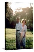 Out of Africa by Sydney Pollack with Robert Redford and Meryl Streep, 1985 (photo)-null-Stretched Canvas