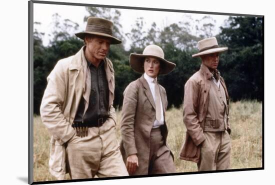 Out of Africa by Sydney Pollack with Robert Redford, Meryl Streep and klaus-Maria Brandauer, 1985 (-null-Mounted Photo