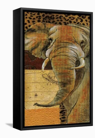 Out of Africa II-Janet Tava-Framed Stretched Canvas