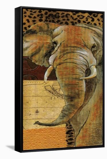 Out of Africa II-Janet Tava-Framed Stretched Canvas