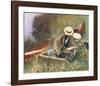 Out of Doors Study-John Singer Sargent-Framed Art Print