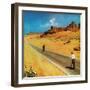 "Out of Gas," September 2, 1961-George Hughes-Framed Giclee Print