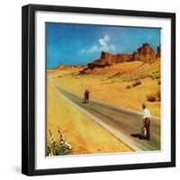 "Out of Gas," September 2, 1961-George Hughes-Framed Giclee Print