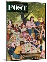 "Out of Ice Cream" Saturday Evening Post Cover, June 27, 1953-Amos Sewell-Mounted Premium Giclee Print