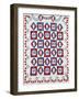 Out of Many, One', 'E Pluribus Unum', National Motto Coverlet, 1910-null-Framed Giclee Print