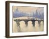 Out of My London Window: Dome and Spires and Chimneys, Mist and Smoke-Joseph Pennell-Framed Giclee Print