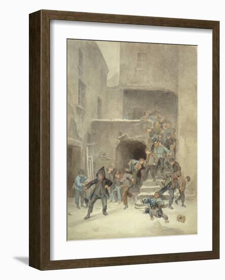 Out of School, 19Th Century-Pierre Edouard Frere-Framed Giclee Print