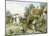 Out of School-Myles Birket Foster-Mounted Giclee Print