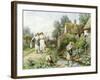 Out of School-Myles Birket Foster-Framed Giclee Print