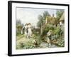 Out of School-Myles Birket Foster-Framed Giclee Print