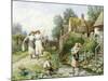 Out of School-Myles Birket Foster-Mounted Giclee Print