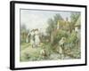 Out of School-Myles Birket Foster-Framed Giclee Print