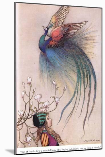 Out of the Fire Flew a Beautiful Bird-Warwick Goble-Mounted Giclee Print