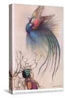 Out of the Fire Flew a Beautiful Bird-Warwick Goble-Stretched Canvas