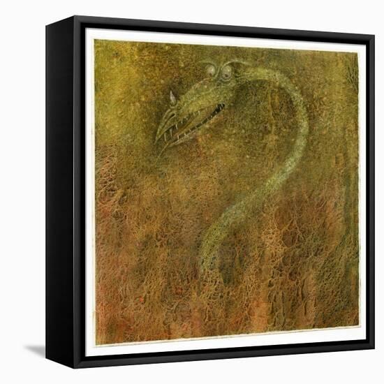 OUT OF THE FLAMES-Wayne Anderson-Framed Stretched Canvas