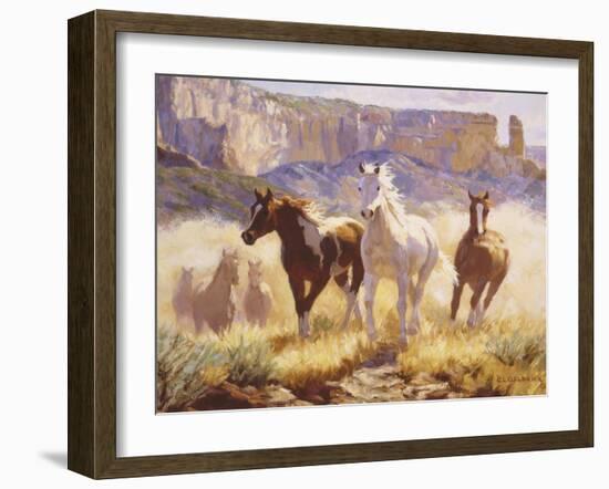 Out of the Mist-Claire Goldrick-Framed Art Print