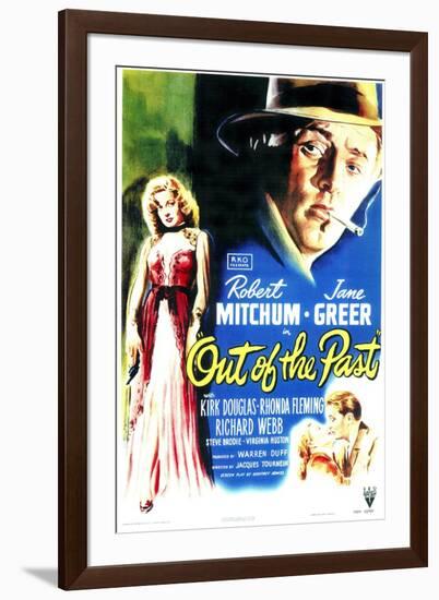 Out of the Past, 1947-null-Framed Premium Giclee Print