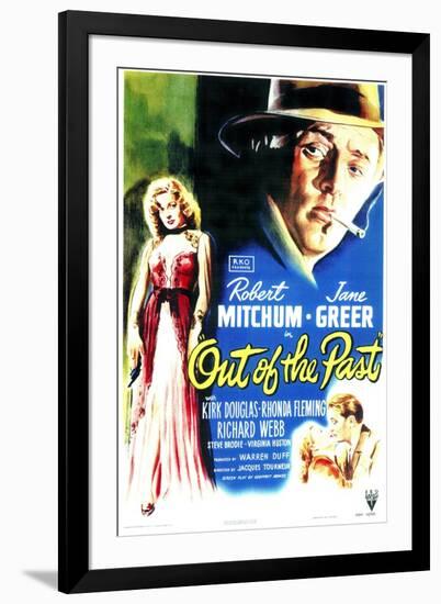 Out of the Past, 1947-null-Framed Premium Giclee Print