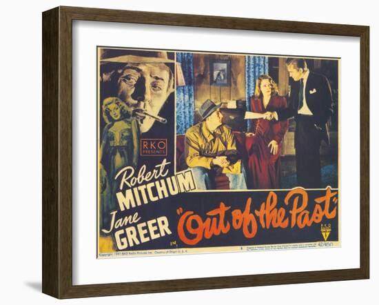 Out of the Past, 1947-null-Framed Art Print