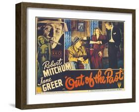 Out of the Past, 1947-null-Framed Art Print