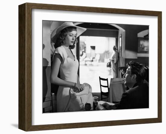 Out Of The Past, Jane Greer, Robert Mitchum, 1947-null-Framed Photo