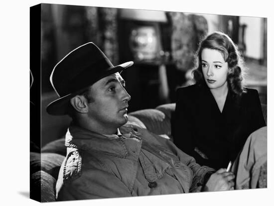 Out Of The Past, Robert Mitchum, Jane Greer, 1947-null-Stretched Canvas
