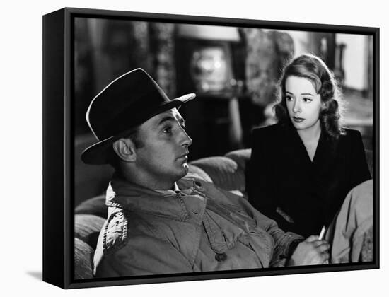 Out Of The Past, Robert Mitchum, Jane Greer, 1947-null-Framed Stretched Canvas