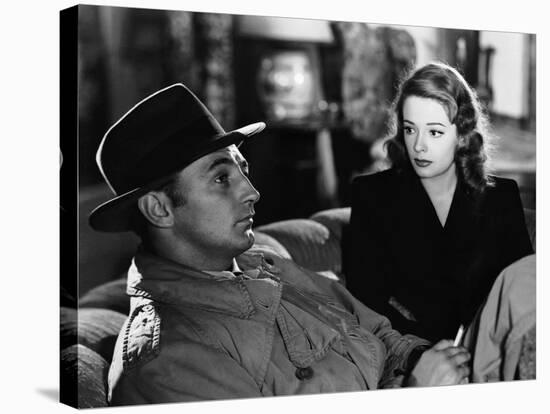 Out Of The Past, Robert Mitchum, Jane Greer, 1947-null-Stretched Canvas