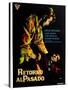 Out of the Past, Spanish Movie Poster, 1947-null-Stretched Canvas