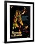 Out of the Past, Spanish Movie Poster, 1947-null-Framed Art Print