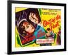 OUT OF THE PAST, top and bottom l-r: Jane Greer, Robert Mitchum on title card, 1947-null-Framed Art Print