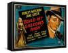 Out of the Past, UK Movie Poster, 1947-null-Framed Stretched Canvas