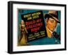 Out of the Past, UK Movie Poster, 1947-null-Framed Art Print