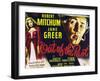 Out of the Past, UK Movie Poster, 1947-null-Framed Art Print