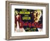 Out of the Past, UK Movie Poster, 1947-null-Framed Art Print