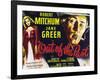 Out of the Past, UK Movie Poster, 1947-null-Framed Art Print