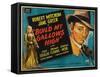 Out of the Past, UK Movie Poster, 1947-null-Framed Stretched Canvas